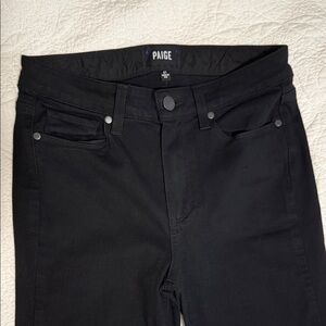 PAIGE Women's High Rise Black Jeans